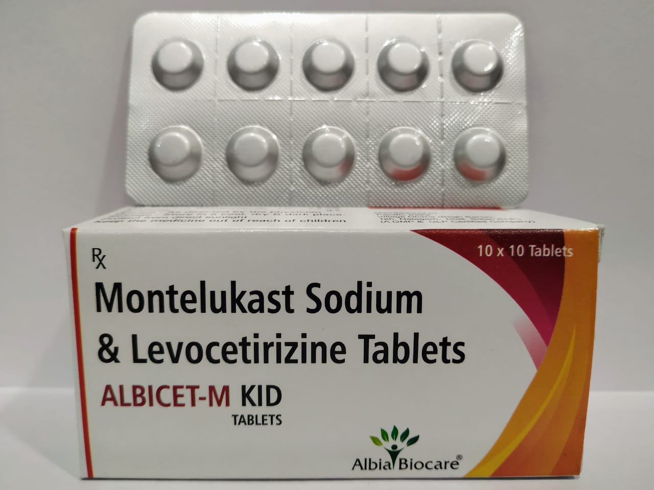 ALBICET-M KID Tablet | Levocetirizine 2.5 mg + Montelukast 5 mg 